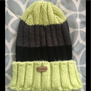 Columbia  Striped knitted hat